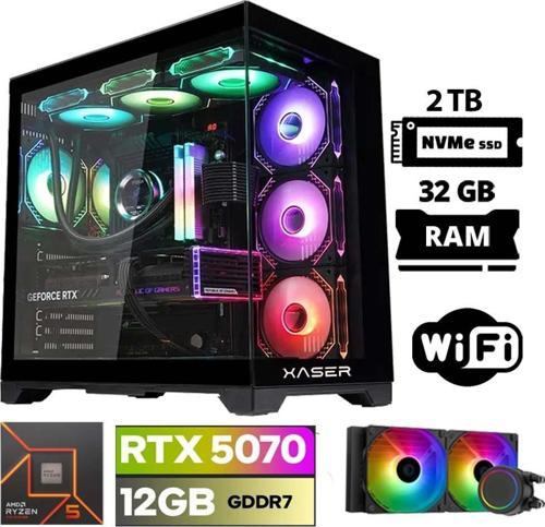 Lexus x40 Ryzen 5 8400F 32GB DDR5 Ram 2TB M.2 NVMe SSD 12GB RTX5070 Sıvı Soğutmalı Oyuncu Bilgisayarı