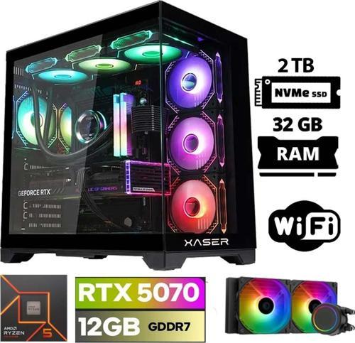 Lexus x60 Ryzen 5 7600 32GB DDR5 Ram 2TB M.2 NVMe SSD 12GB RTX5070 Sıvı Soğutmalı Oyuncu Bilgisayarı