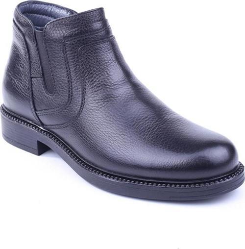 1041 Erkek Hakiki Deri Günlük Bağcıksız Kürklü Bot