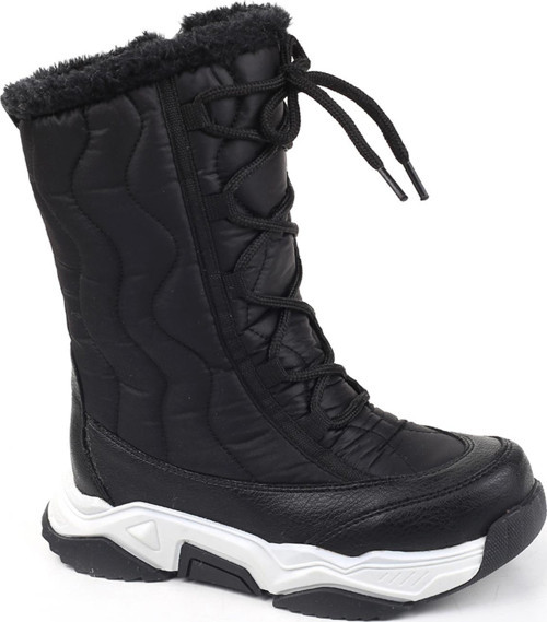 5014 Kız Çocuk İçi Yünlü Termo Taban Kar Botu