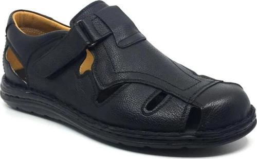 3240 Ortopedik Hakiki Deri Comfort Taban  Erkek Sandalet Ayakkabı