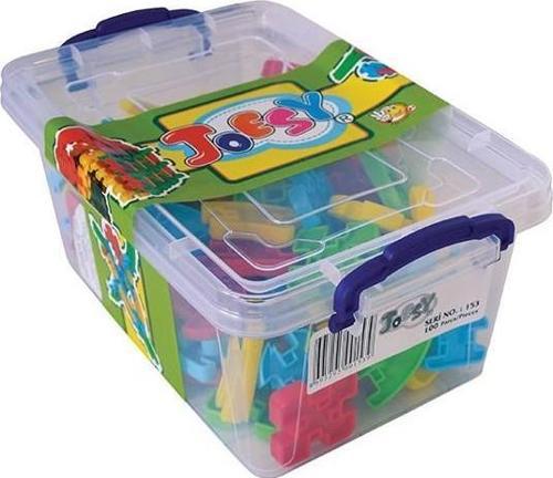 Oyuncak JOESY® Lego 100 Parça Yapım Seti Saklama Kabında