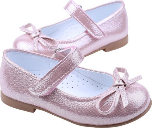 Ortaç-2079 Kız Bebek Balerin Rugan Babet Ayakkabı
