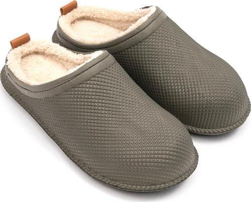 12464 Eva İçi Kürklü Islak Zemin Erkek Kışlık Ev Bahçe Sokak İş Terliği