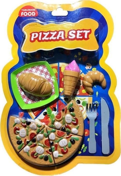 Oyuncak Tablewarefood Oyuncak Küçük Pizza Seti