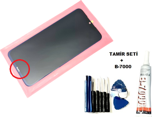 Xiaomi Redmi NOTE 8 Lcd Ekran Dokunmatik (B-7000+Tamir Seti) MAVİ