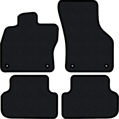 Toyota Aygo 2005-2014  Lüks Halı Paspas Seti Siyah