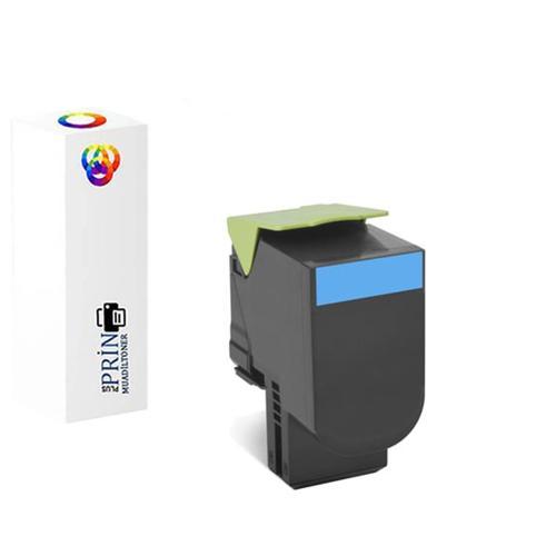Lexmark 80C8SCE / Lexmark CX310dn Uyumlu Mavi Muadil Toner 2000 Syf