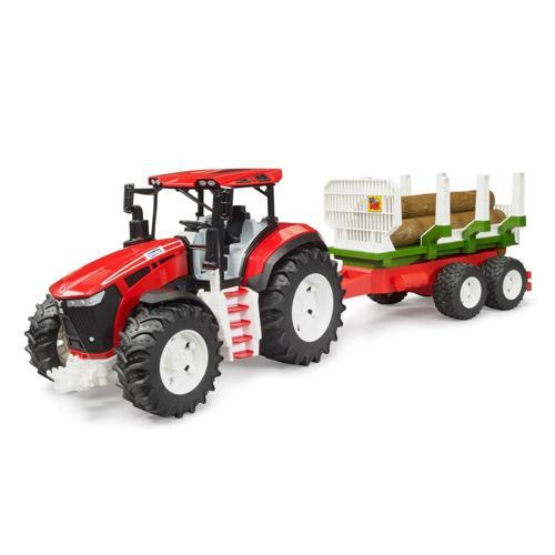 Oyuncak Roadmax Kütük Taşıyan Römorklu Traktör BR03453