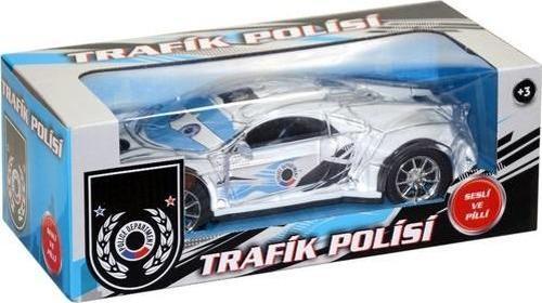 Sesli Işıklı Hareketli Çarp Dön Oyuncak Araba Trafik Polisi
