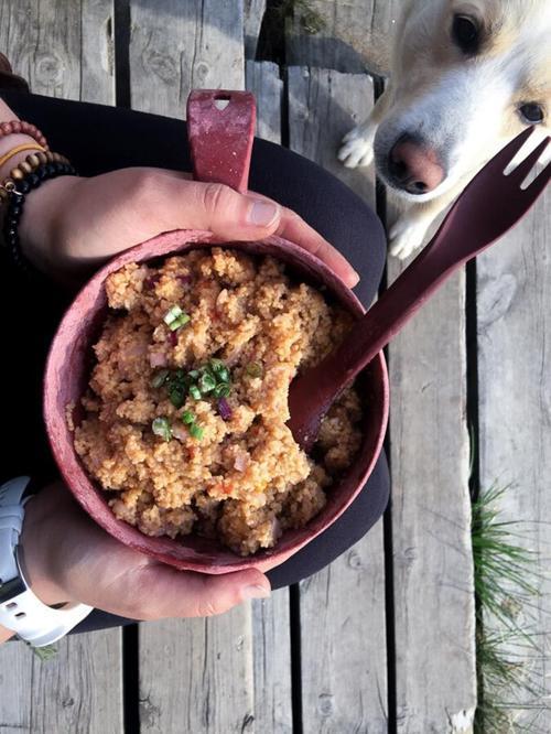 Spork 205 Çatal Kaşık KIRMIZI