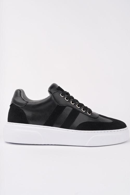 LOGAN Kalın Taban Bağcıklı Erkek Günlük Sneaker Spor Ayakkabı