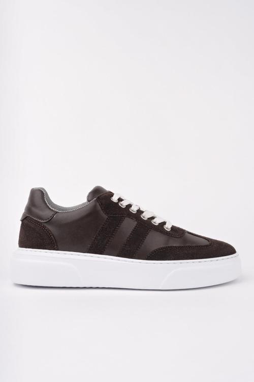 LOGAN Kalın Taban Bağcıklı Erkek Günlük Sneaker Spor Ayakkabı
