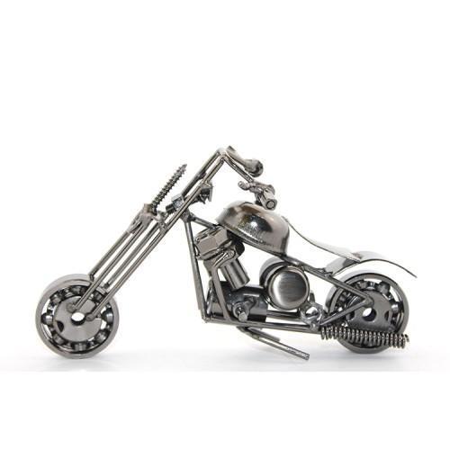 Büro Ev Ofis Dekoru için Metal Yapım Mini Motor Maketi