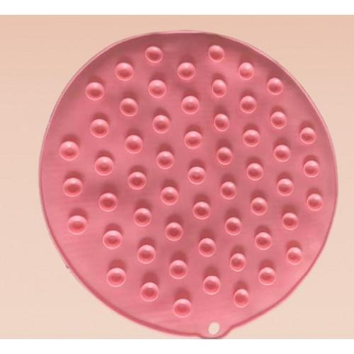 Duş Keyfi için 26CM Yuvarlak Vantuzlu Banyo Sırt Kese Matı