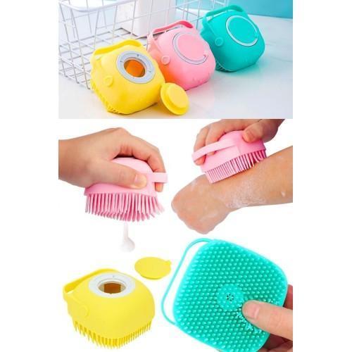 Duş Keyfi için Jel Hazneli Banyo Masaj Kesesi