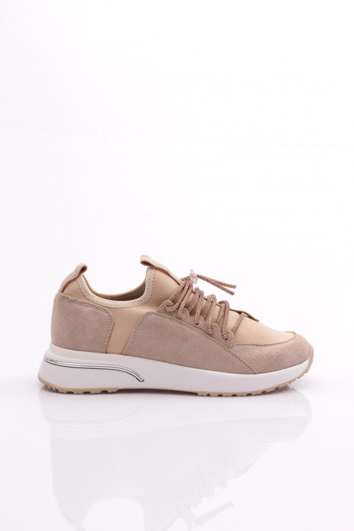 221 Kadin Taş Bağcikli Sneaker Ayakkabi