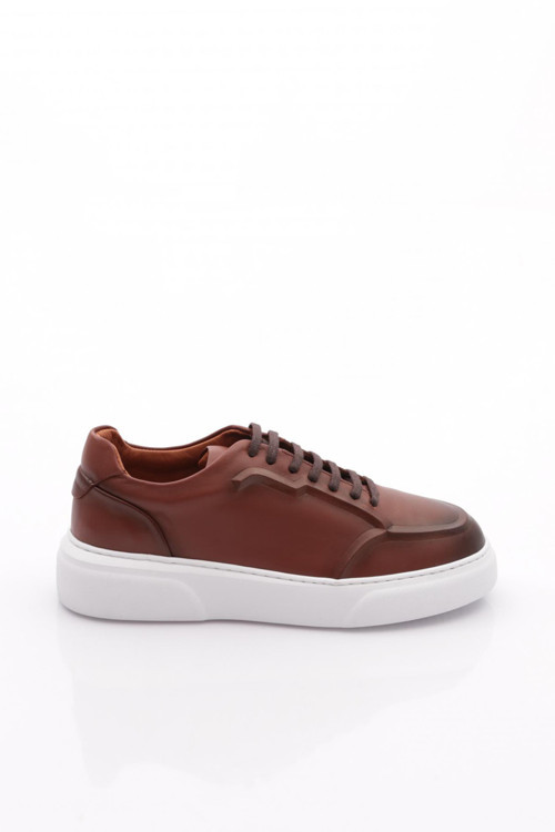 Erkek Sneakers Ayakkabı Taba Antik Beyaz 312812112425