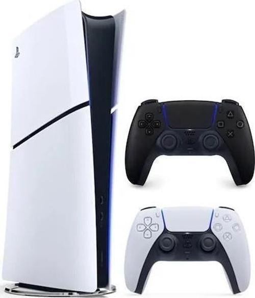 Playstation 5 Slim Dijital Edition +2. Siyah Dualsense Oyun Konsolu (Ithalatçı Garantili)