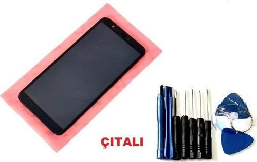Huawei P Smart 2018 Lcd Ekran Dokunmatik (Çıtalı TAMİR SETİ) SİYAH
