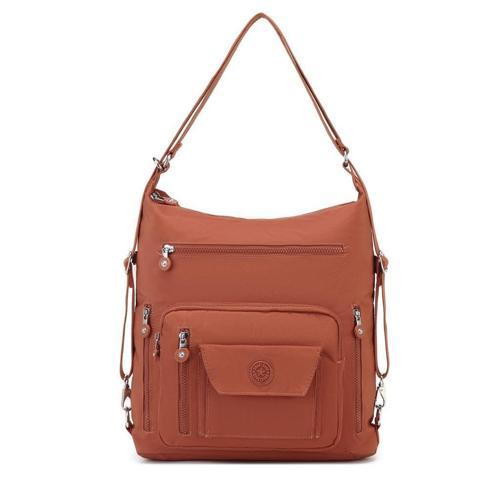 Hem Sırt Hem de Omuz Kadın Çantası Smart Bags 1205 Kiremit