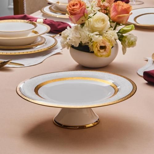 Royal Bone Victoria Ayaklı Kek Standı 26,5 Cm Gold