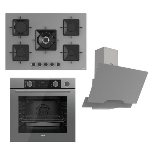 Steamart Ss Serisi Gri Set (ss038 + Xe64cpr +d065 ) -75'lik Seri