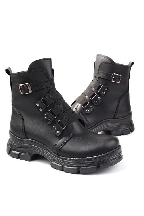 3513 Termo Taban Günlük Fermuarlı Kadın Postal Bot