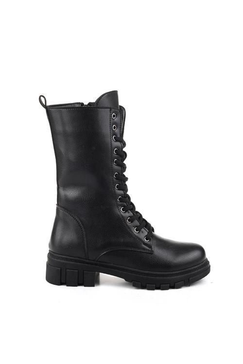 Fermuarlı 4 cm Topuklu Termo Taban Kadın Postal Bot