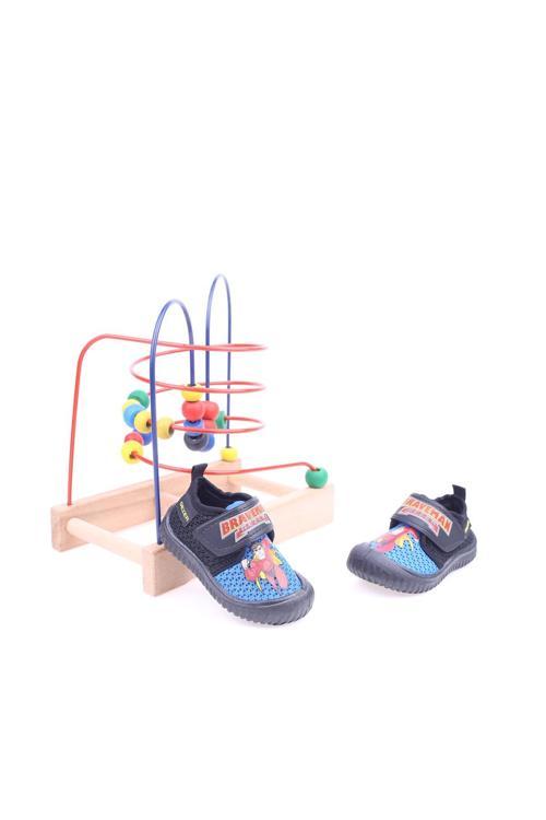 03148 Erkek Bebek Günlük Cırtlı Panduf Ayakkabı
