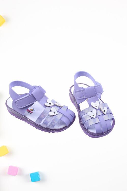 Arzen-2879 Kız Bebek Ortopedik Sandalet Ayakkabı