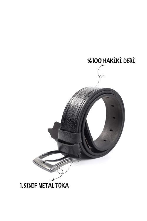 Smt-3367 Erkek Hakiki Deri Klasik Kot Kemeri