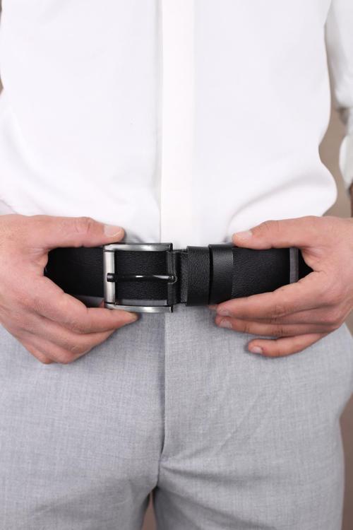 4416 Erkek Hakiki Deri Battal Boy Kot Kemeri