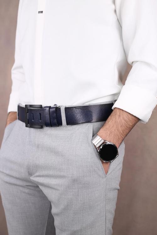 Smt-4411 Erkek Hakiki Deri Kot Kemeri