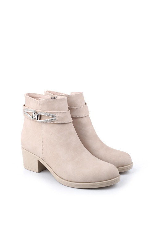 5 Cm Topuklu Kaymaz Kauçuk Taban Günlük Kadın Bot