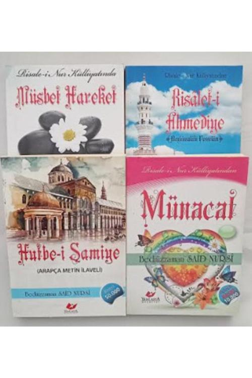 Yeni Asya Neşriyat Risalei Nurdan Müsbet Hareket -Risalet I Ahmediye- Hutbei Şamiye- Münacaat 4 Cep Kitap