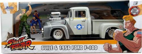 Street Fighter Guile Figür & 1956 Ford Pickup 1:24 253255057