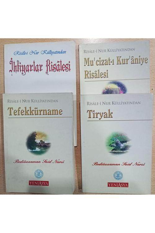 Yeni Asya Neşriyat Tefekkürname-Mucizatı Kuraniye Risalesi- İhtiyarlar Risalesi- Tiryak 4 Kitap