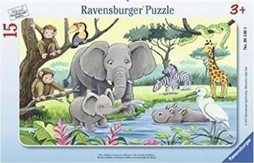 15 Parça Çerçeveli Puzzle Hayvanlar 061365
