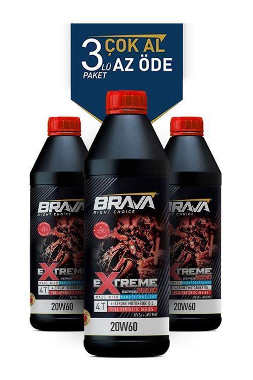 Extreme 9000 4T 20W60 3X 1 Lt Motor Yağı