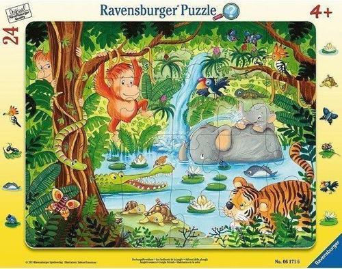 24 Parça Çerçeveli Puzzle Jungle 061716