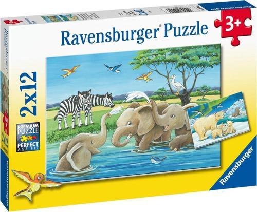 2x12 Parça Puzzle Hayvan Yavruları 050956