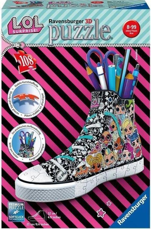 3 Boyutlu Plastik Puzzle Sneaker L.O.L. Surprise 111633