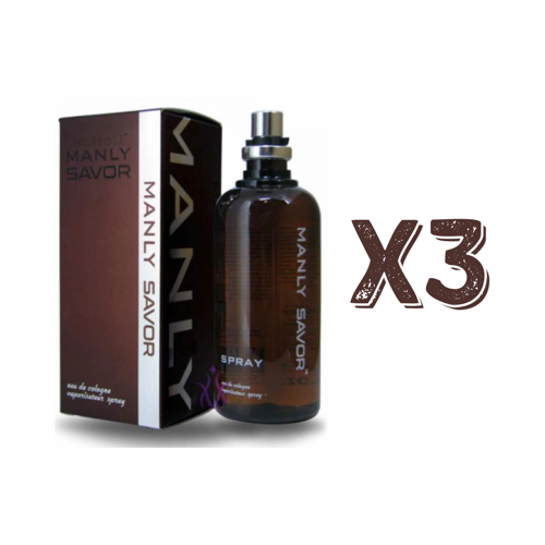 Savor EDC 125 Ml Erkek Parfüm 3 Adet