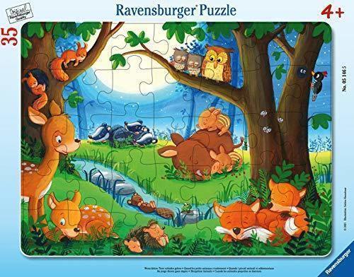 35 Parça Büyük Çerçeveli Puzzle Hayvancıklar 051465