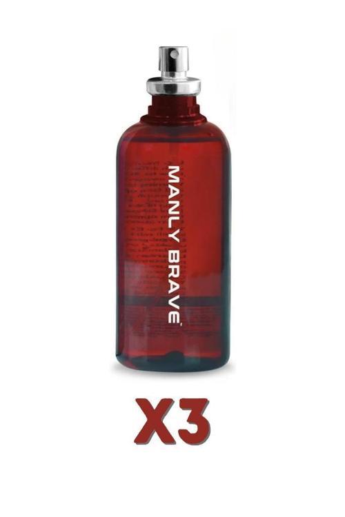 Brave EDC 125 Ml Erkek Parfüm 3 Adet