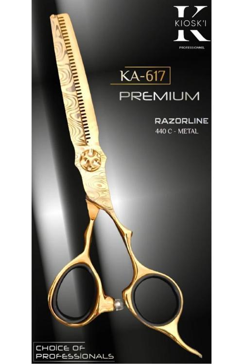 ki Profesyonel Premium Lüks Ara (Efile) Makas 440-C 6 Numara KA-617