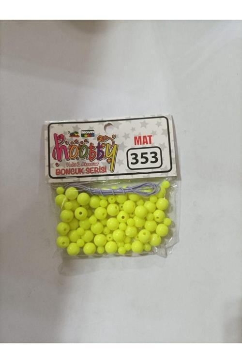 Boncuk Serisi Sarı Nc-353 (1 Paket)