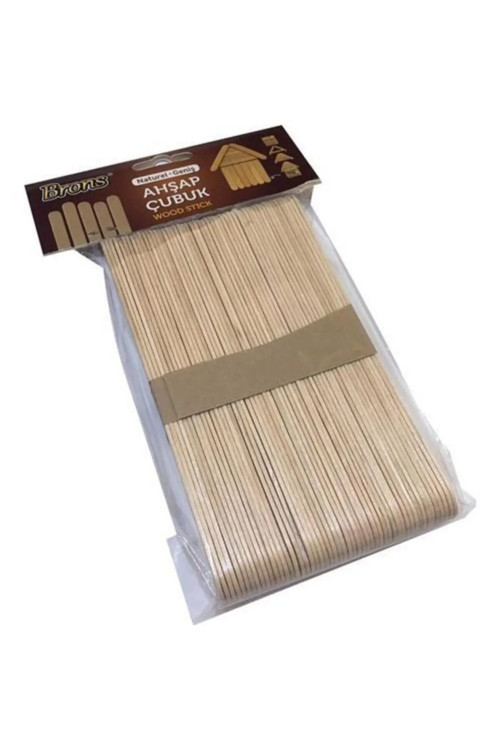 Ahşap Çubuk Naturel Geniş Br-901