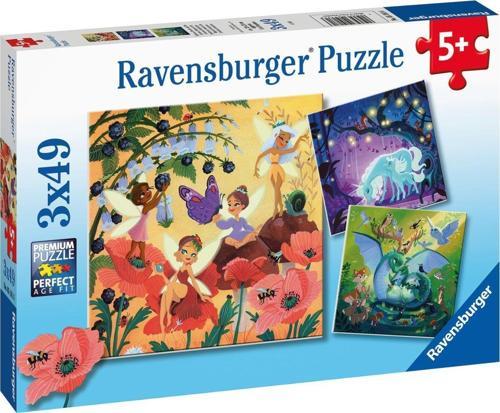 3x49 Parça Puzzle Sihirli Karakterler 051816